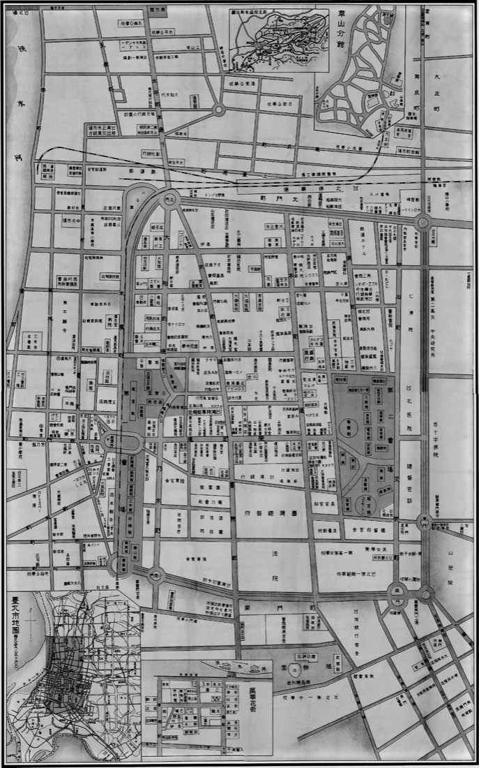 A 1935 map of Taipei