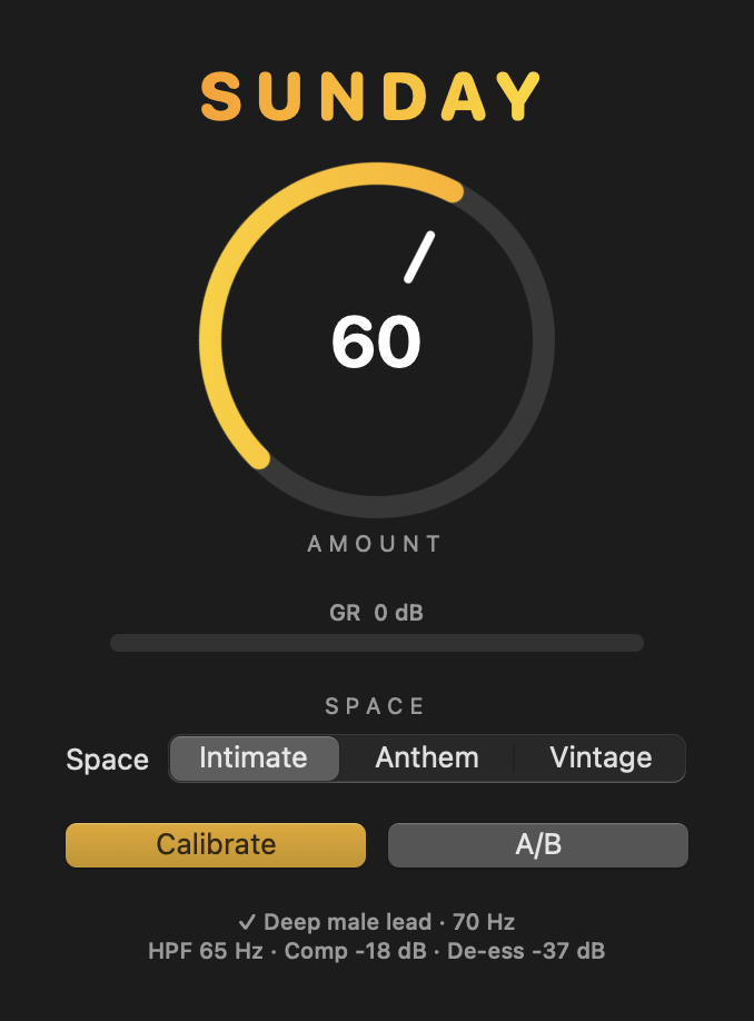 SUNDAY plugin interface
